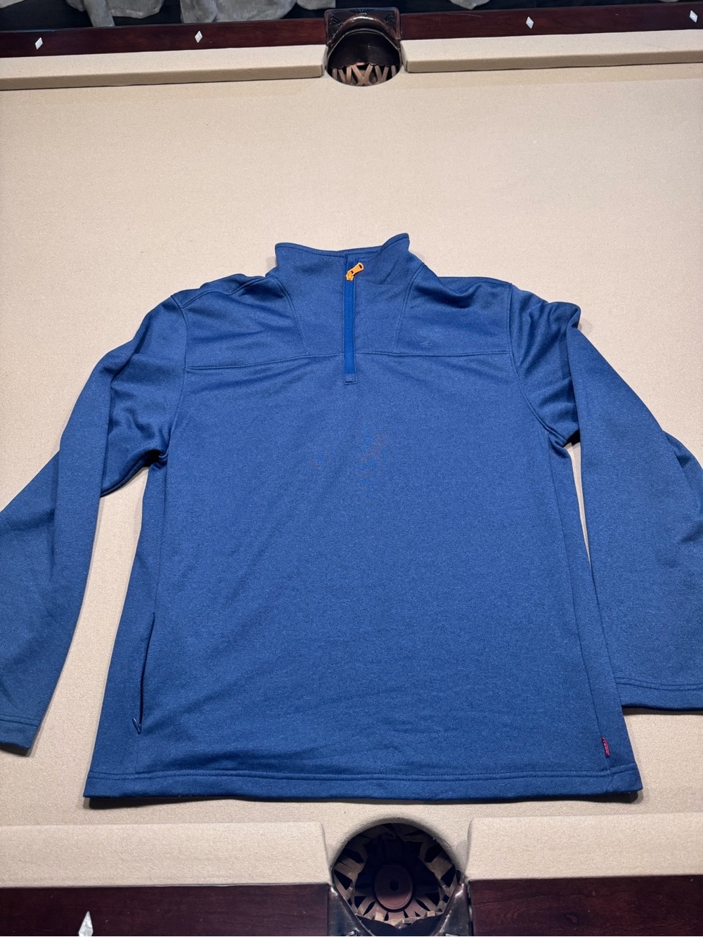 Izod Men's Royal Blue Quarter-Zip Golf Pullover - Picture 1 of 7